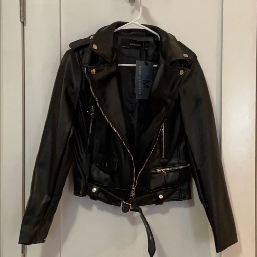 Zara Pleather Jacket